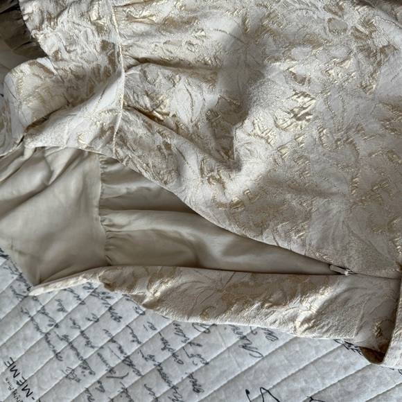 Vintage Vera Wang Jacquard Dress - Picture 6 of 8